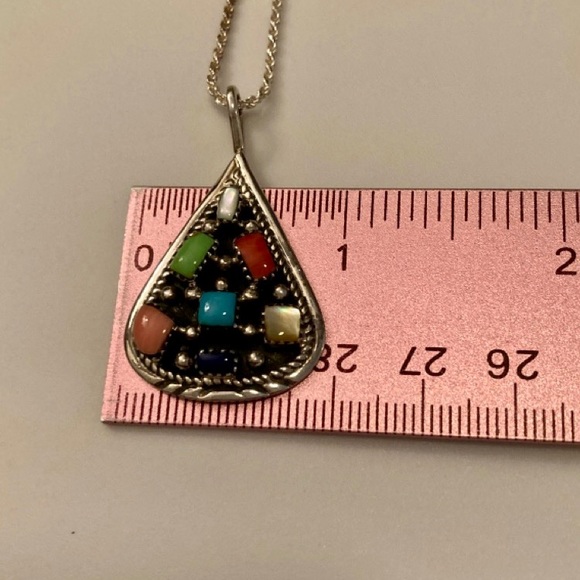 Navajo Necklace/Earrings Set - Picture 9 of 14